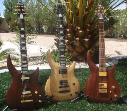 Three Katana Guitars