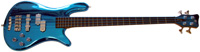 Warwick Streamer Bass in Blue Chrome, Made in Germany
