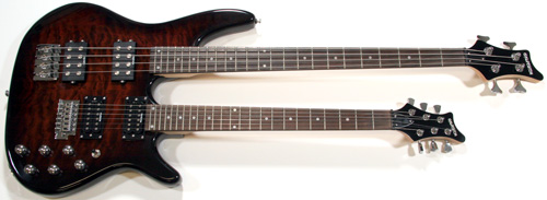 Doubleneck Guitar and Bass